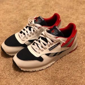 red and white reebok shoes